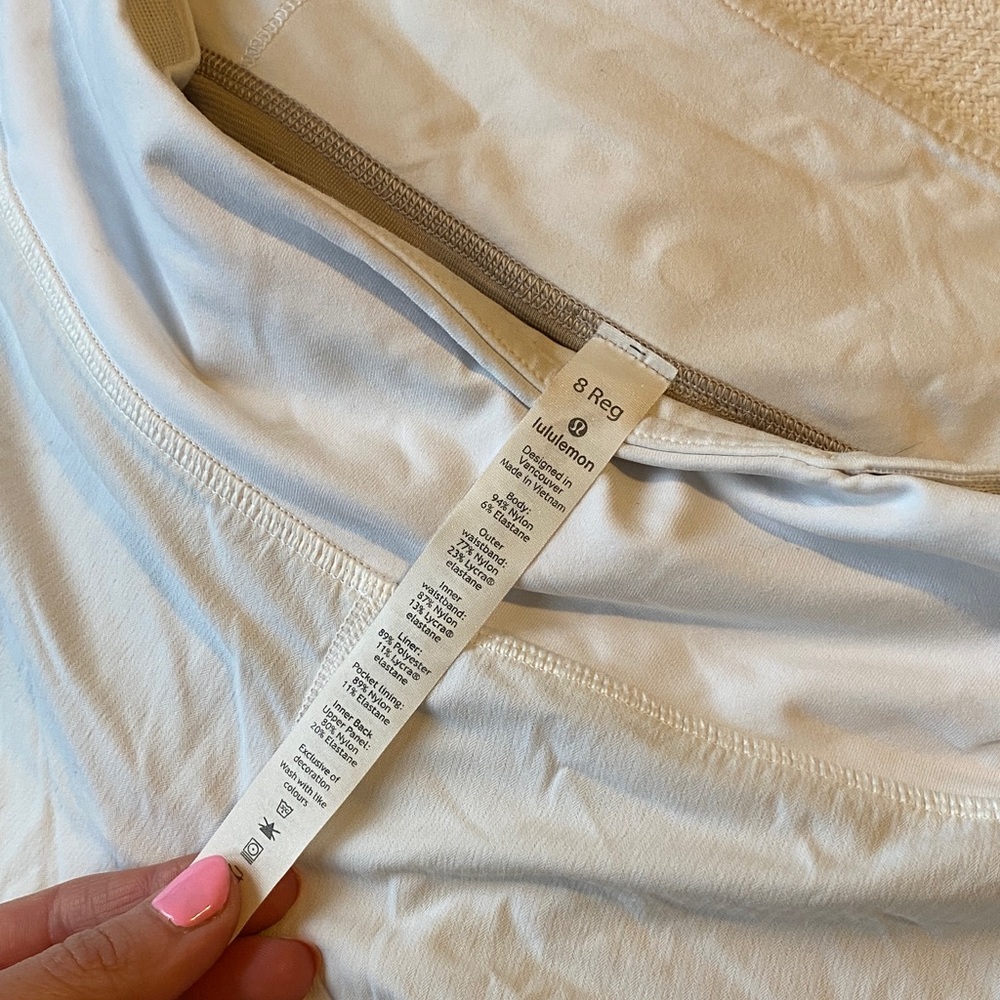 lululemon athletica Women’s Cream Tank Top